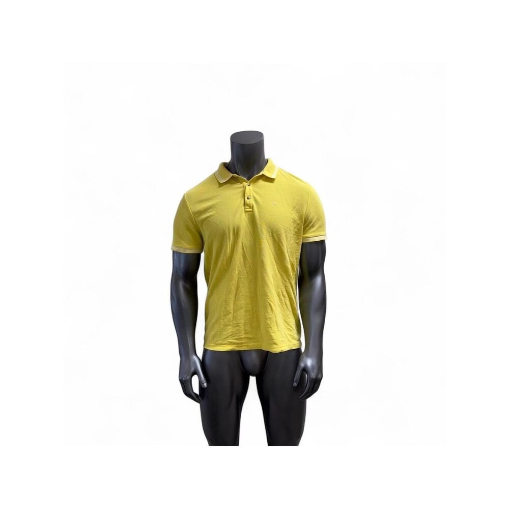 Calvin Klein Pastel Yellow Polo Shirt ✨